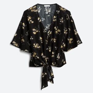 Rhee Tie Front Top XXL GUC